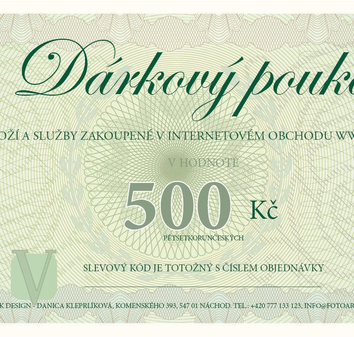 dárkový poukaz