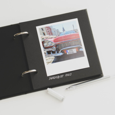 Polaroid fotoalbum, album polaroid černé